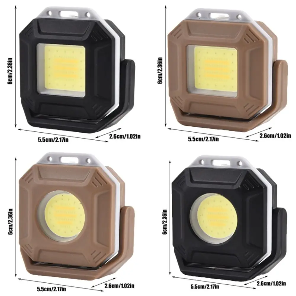 Multi-functional Cob Key Light IPX4 Waterproof Magnetic Base Rechargeable Torch Bright LED USB Rechargeable LED Headlight