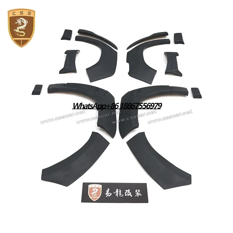 Auto Teile BH Stil Fiberglas Auto Radlauf Fender Flare Kit Set für Mercedes Benz GLS X166