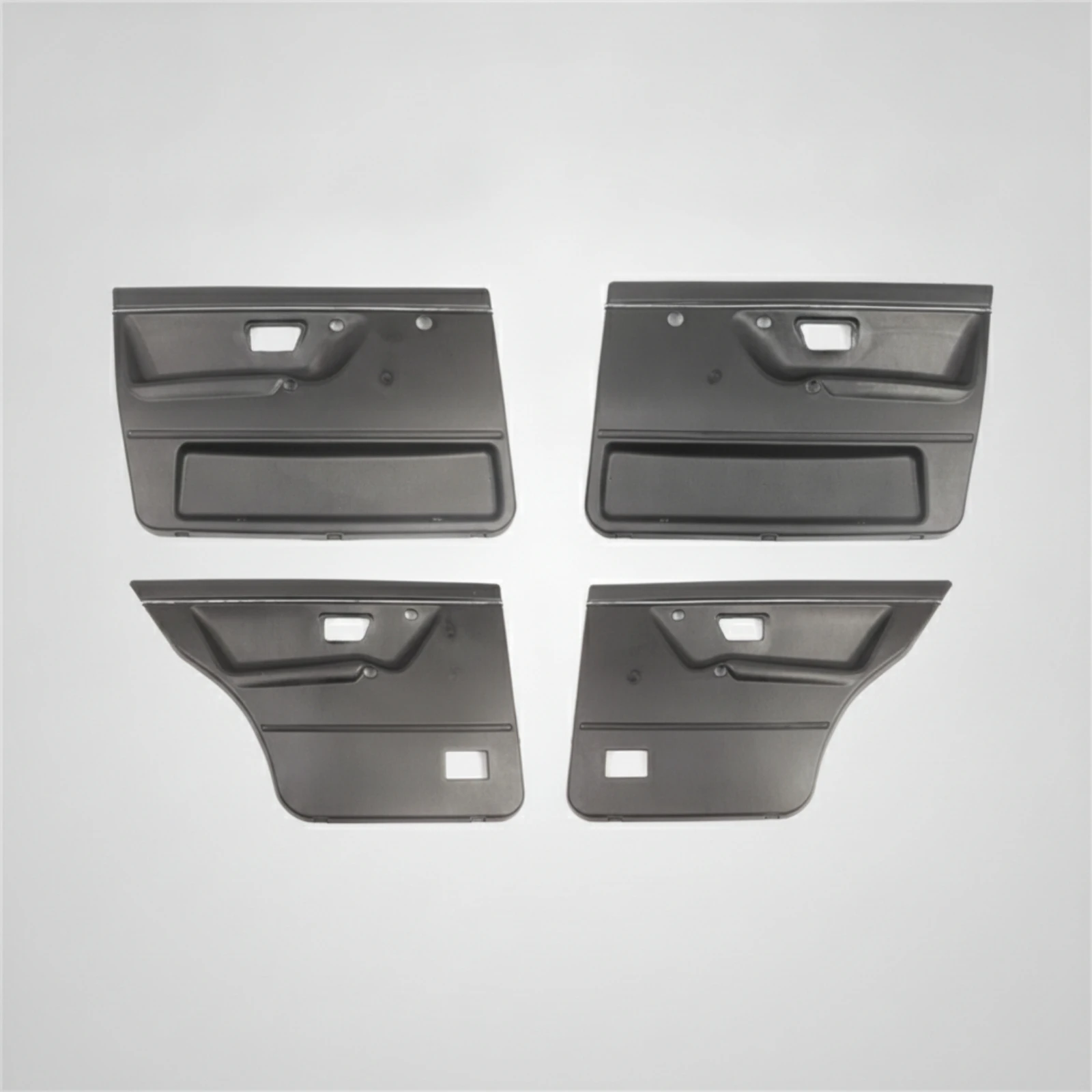 ABS Molded Door Panel with Recessed Lower Storage Section for Sedan Mk2 Hatchback 5 Door