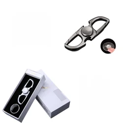 Hand Spinner  Fingertip Gyro Keychain Creative Gifts Anti-Anxiety Toys Stainless Steel Car Key Waist Pendant Ring Bottle Opener