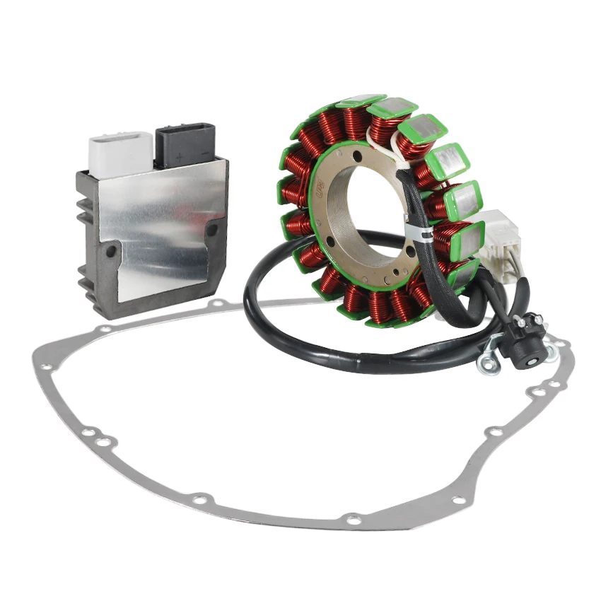 Passend für Yamaha XVS1300A XVS1300CT V-Star Classic Tourer Midnight Star Racer Bolt R-Spec Regulator Magneto Stator Coil Dichtungssatz – Detail 4