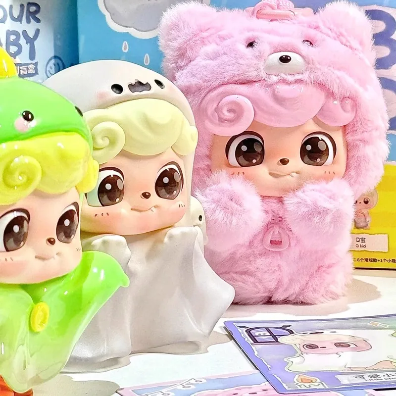 

Cartoon Q.Kid/Qbaby Cute Little Devil Series Collectible Doll Blind Box Be Your Q.Baby Toy Gift Trendy Surprise Packaging