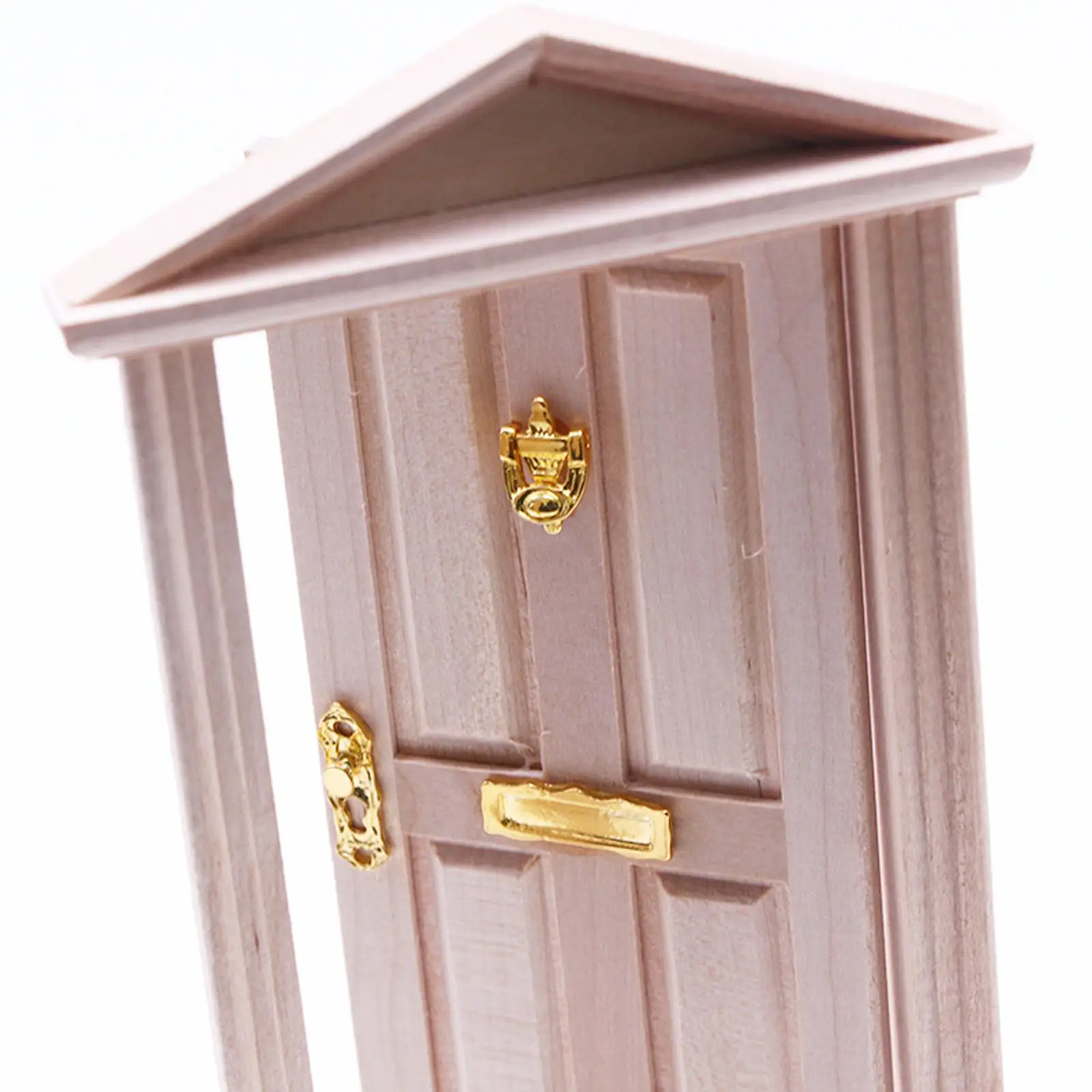 

Dollhouse Wood Door Crafted Dollhouse Accessory for Living Room Bedroom