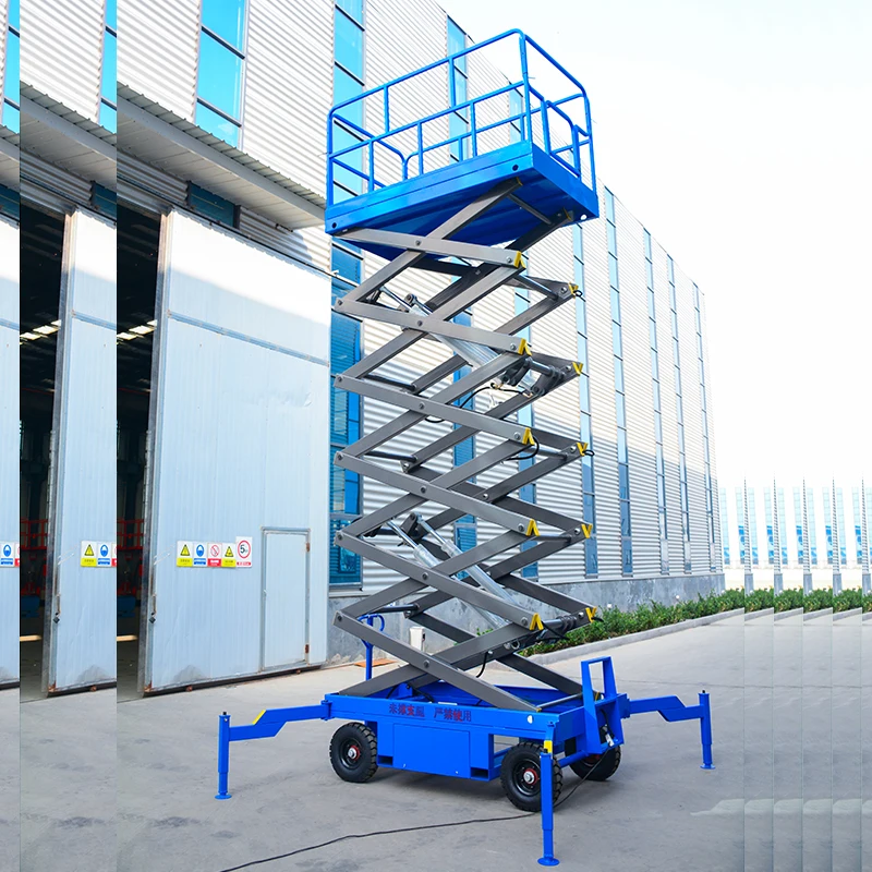 Platform Perancah Boom Lift Rak 6m Listrik Pabrik, Perancah Rumah, Meja Tangga Angkat Listrik Dijual