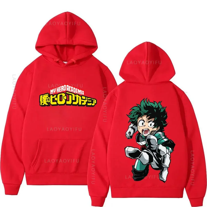 

My Hero Academia Theme New & Graphic Spring and Autumn Long Sleeve Hoodie Hooded Sweatshirts for Men Men's Hoodies Pullover