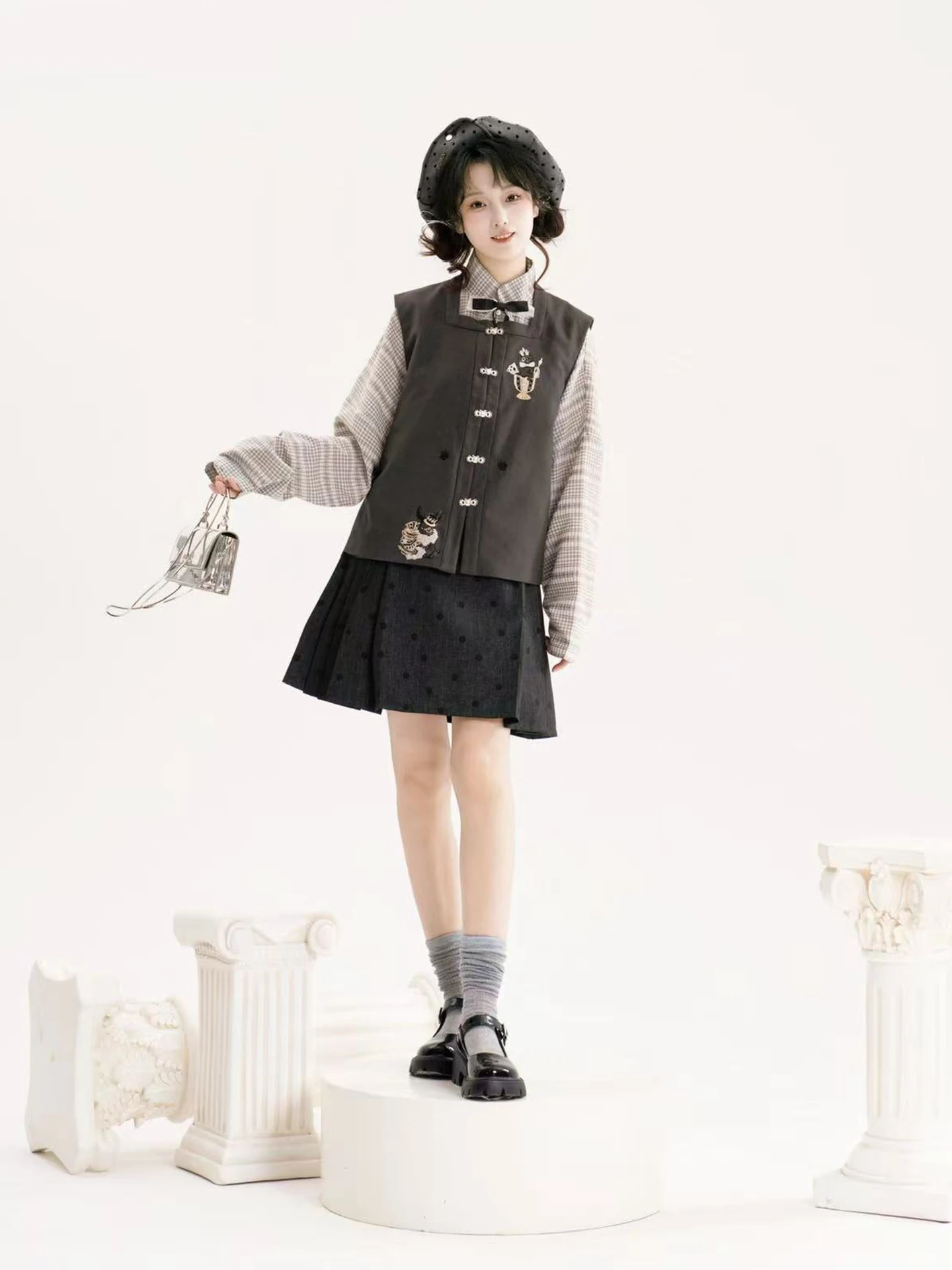 

Zhihengjian WuMiao Taexue Original Design Hanfu Women's Autumn Winter Commute Set New Chinese Sle Han Po National Trend