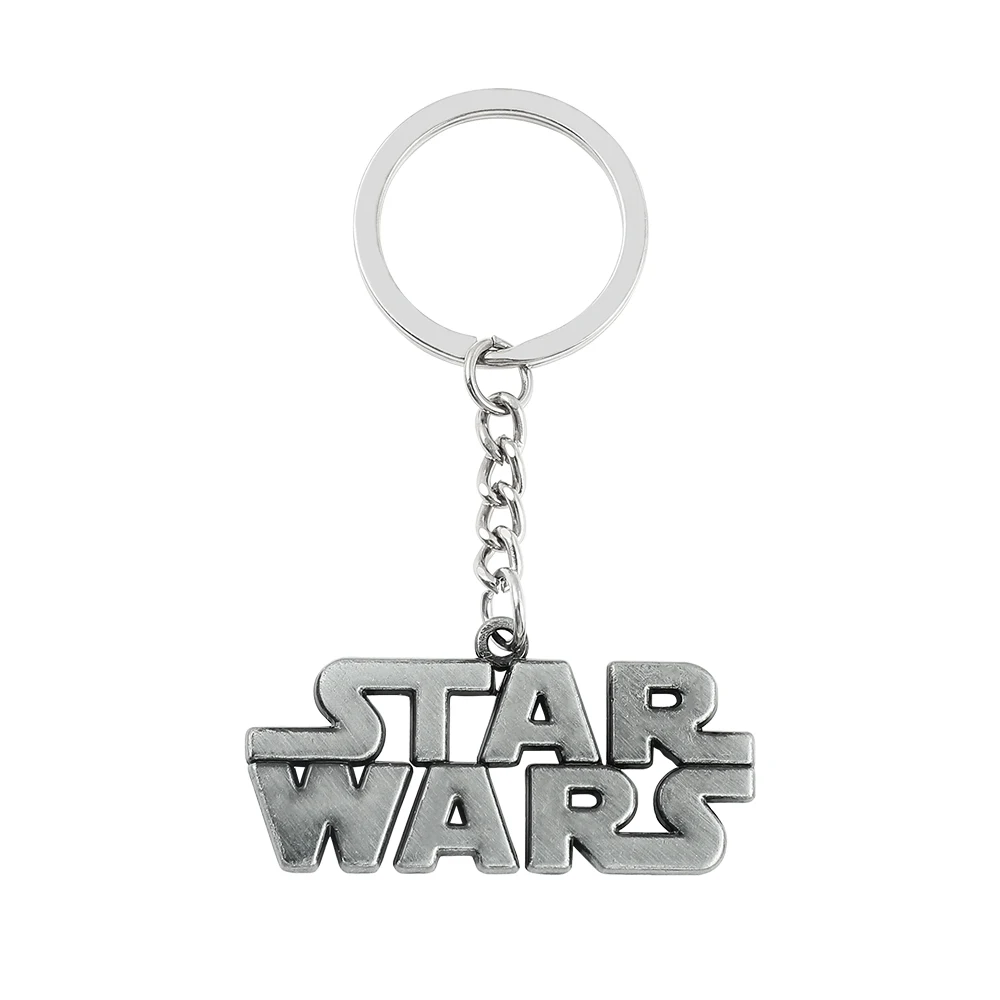 Portachiavi con Logo Star Wars per Uomo, Portachiavi in Metallo Star Wars, Anelli Portachiavi per Borse