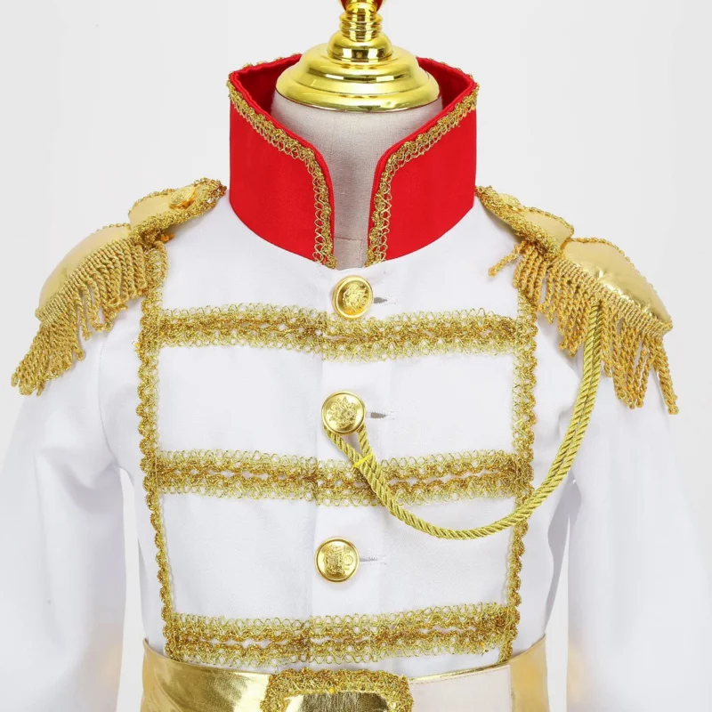 Costume de Cosplay du dérivMédiéval pour Halloween, Ensemble de Bandeau de Sauna avec Pantalon et Ceinture, Tenue de Prince Royal, pour Enfant Garçon