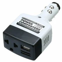 USB Auto Car Power Converter Outlet ChargerDC 12/24V To AC 220V Car Inverter For Car, Rv Or Boat Phone Inverter