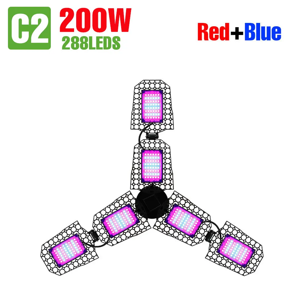 400W LED Plant Grow Gloeilamp Volledige Spectrum Lamp E27/E26 Indoor Bloem Hydrocultuur Kas Tent Tomaat groente Teelt