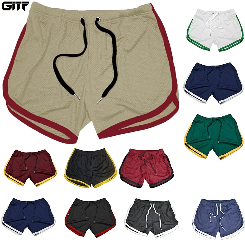 Pantalones cortos deportivos para hombre, para correr, gimnasio, entrenamiento, GITF, secado rápido, 2020