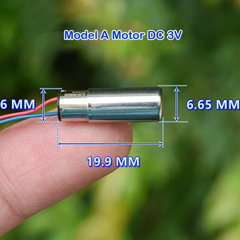 Micro 612 Coreless Vibration Motor DC 3V-6V 5V Eccentric Wheel Mini Vibrator 6mm*12mm for Electric Toothbrushes Massager