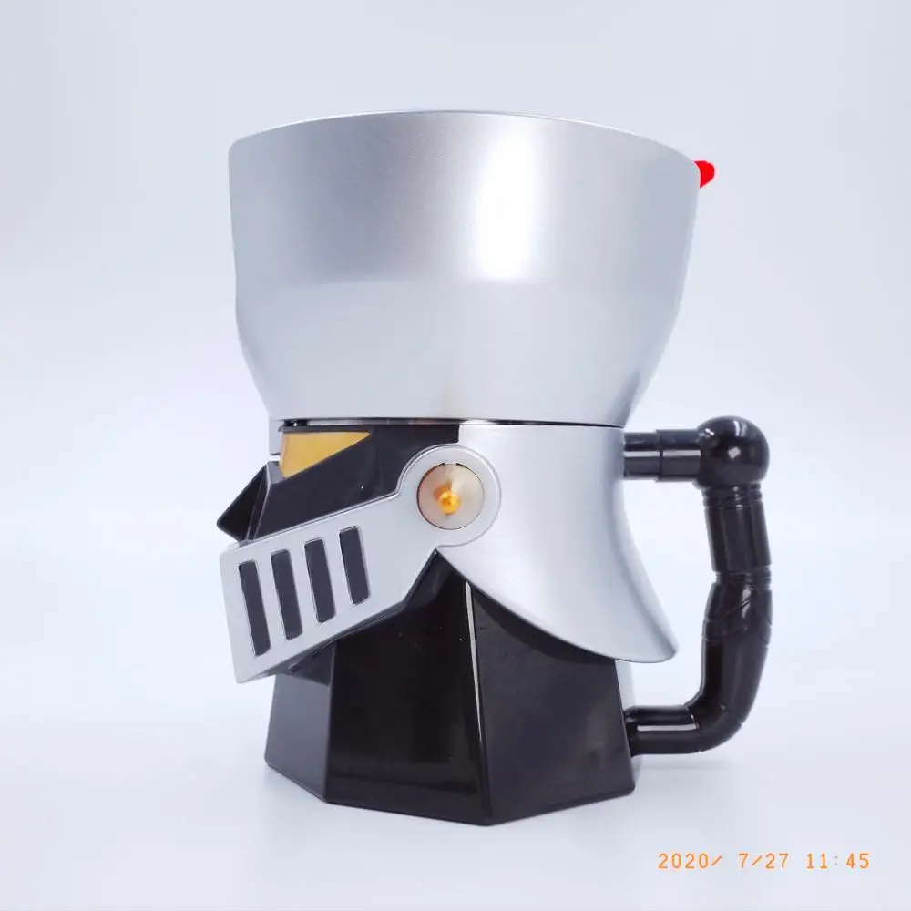 Japanese Anime Robot Creative Cartoon MAZINGER Z  420ml PC Stainless Steel Mugs / Ashtray Two Using Way Office Coffee Drinks Cup