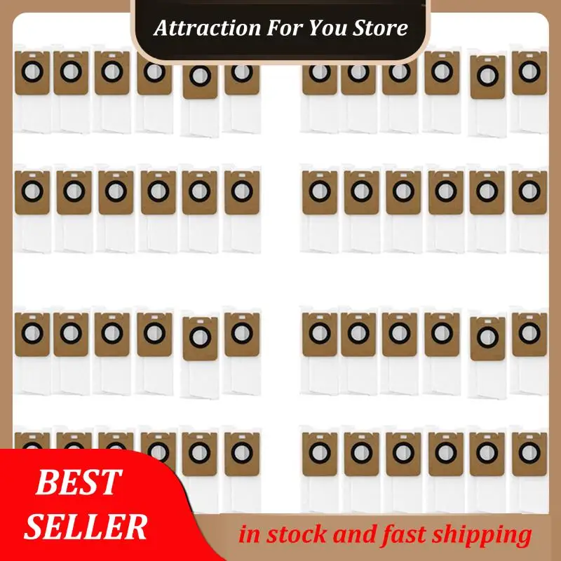 

Hot Selling 48 Pcs Dust Bags For Dreame Bot Z10 Pro Vacuum Cleaner Spare Parts Accessories
