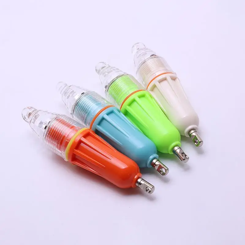1Pc LED Underwater Fish Lure Light Deep Water Sea Fishing Light Flashing Luminescent Light Night Time Fish Attraction Light