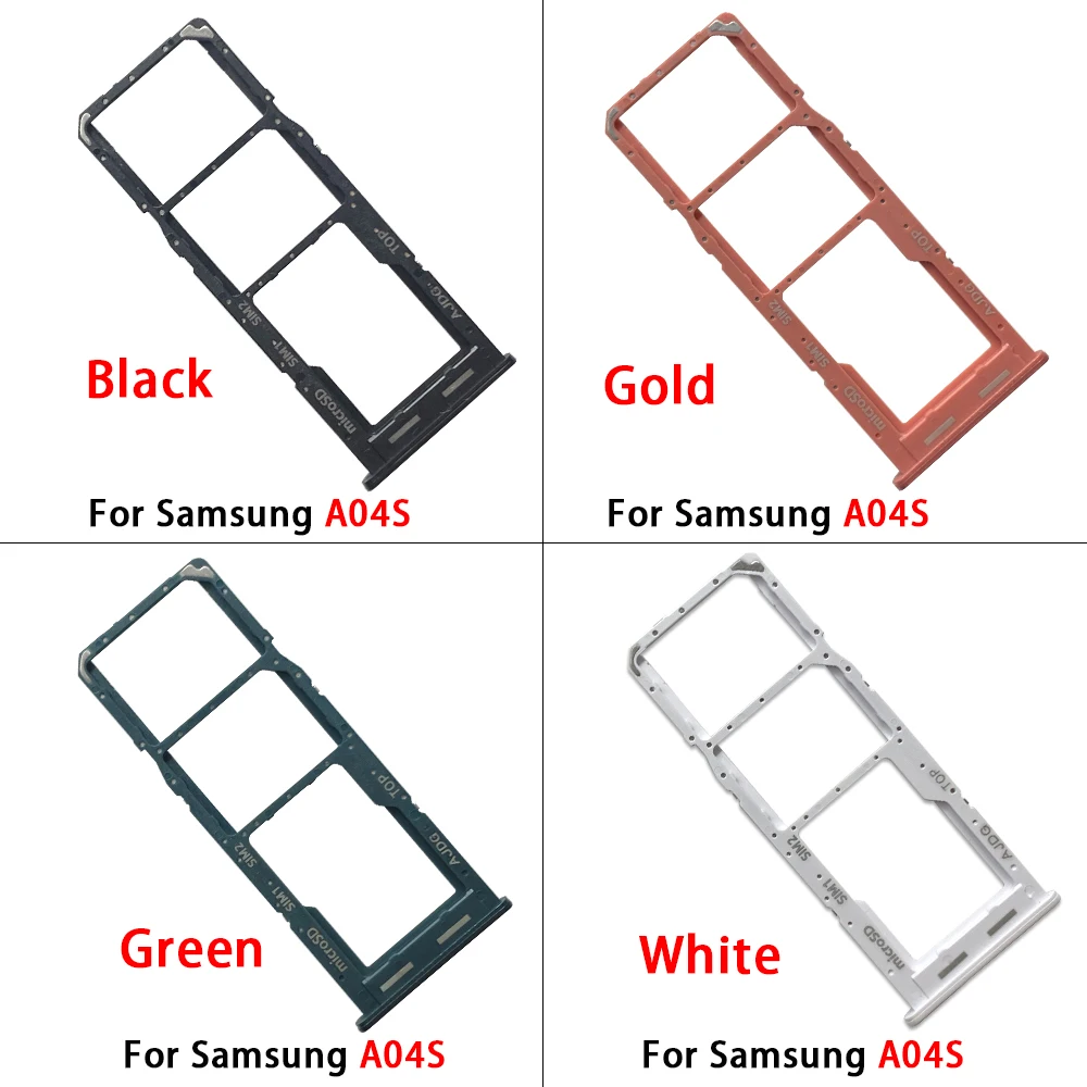 For Samsung A04 A04E A04S Micro Nano SIM Card Holder Tray Slot Holder Adapter Socket