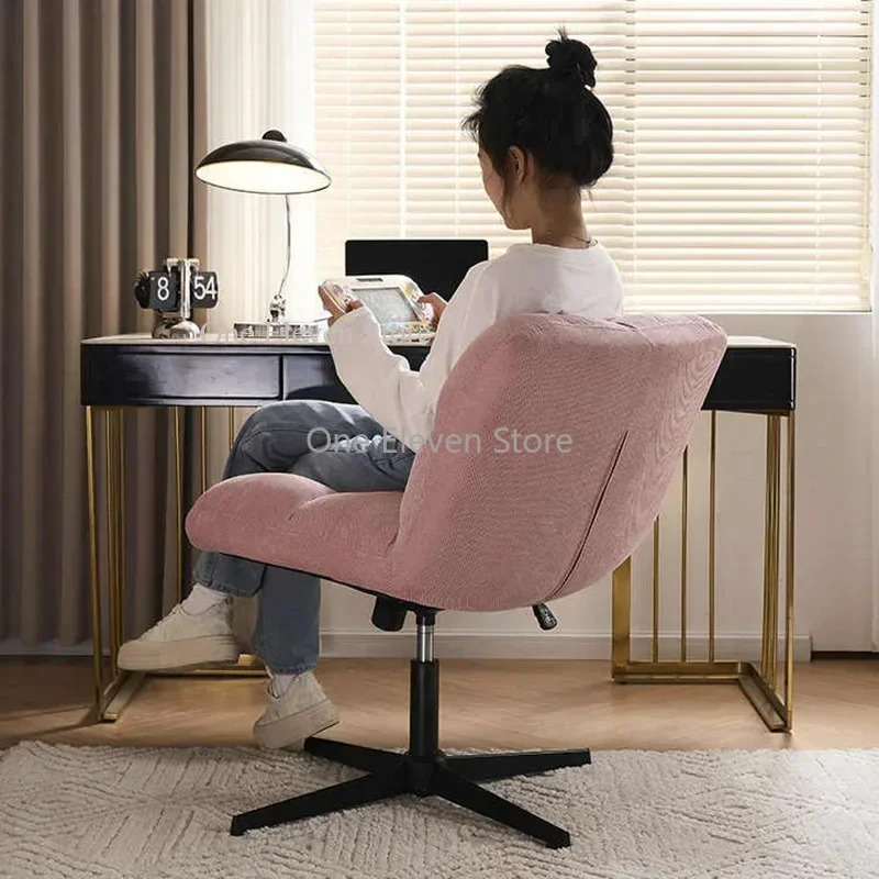 

Reading Cute Desk Chair Mobile Modern Kneeling Gaming Cool Pink Gaming Study Chair Nordic Silla De Escritorio Bedroom Furniture