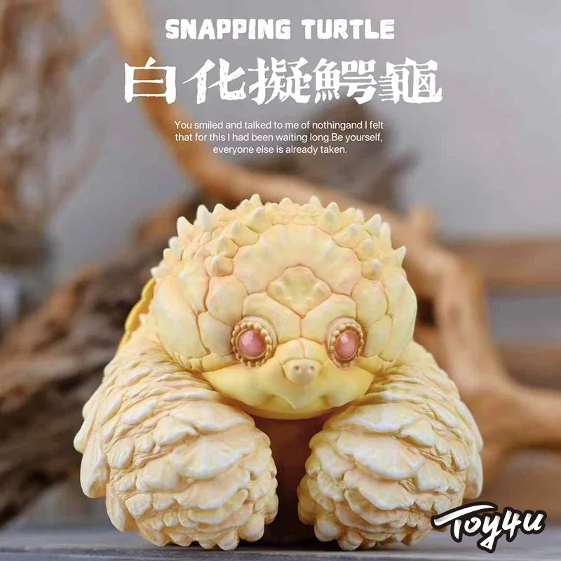 Tons Of Zoo Turtle Albino Crocodile Snapping Turtle Personalized Animal Figure Desktop Ornaments Holiday Gift Resin