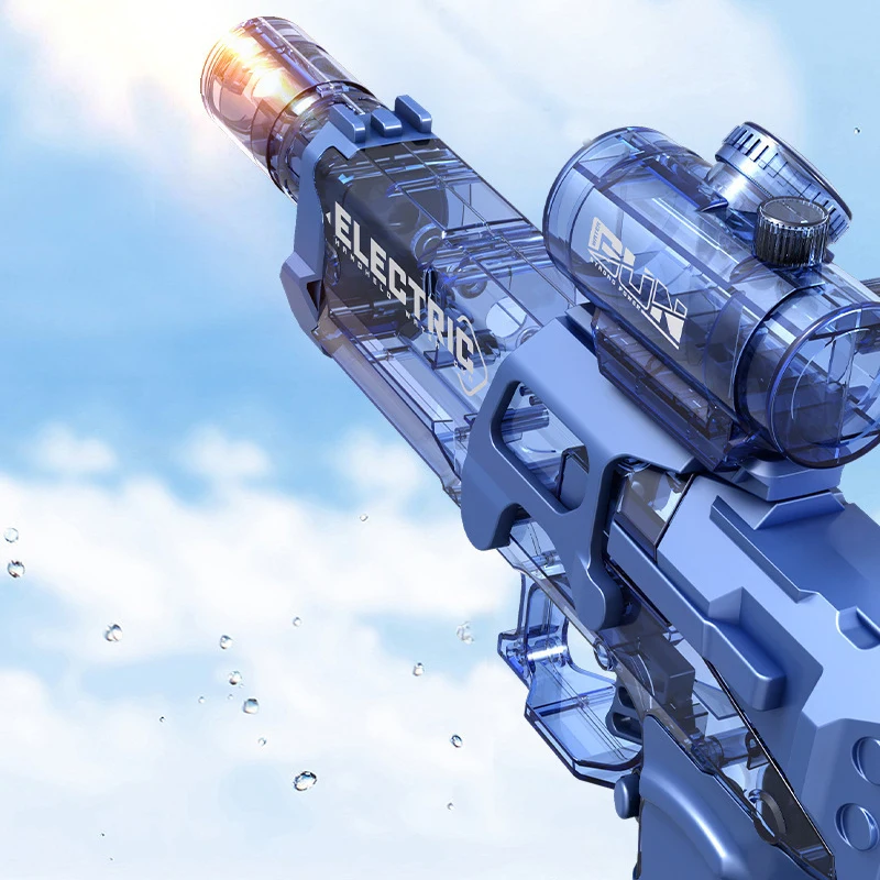 لعبة مسدس المياه الكهربائية الأوتوماتيكية مسدس إطلاق النار المائي ألعاب الصيف حمام سباحة لعب لعبة ناسف المياه للأطفال والكبار