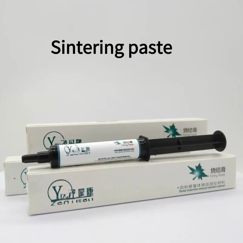 Dental Dentures Porcelain Firing Retaining Adhesive Sintered Paste Inlay Veneer Crown Bridge High Inlay Single Crown Bridge