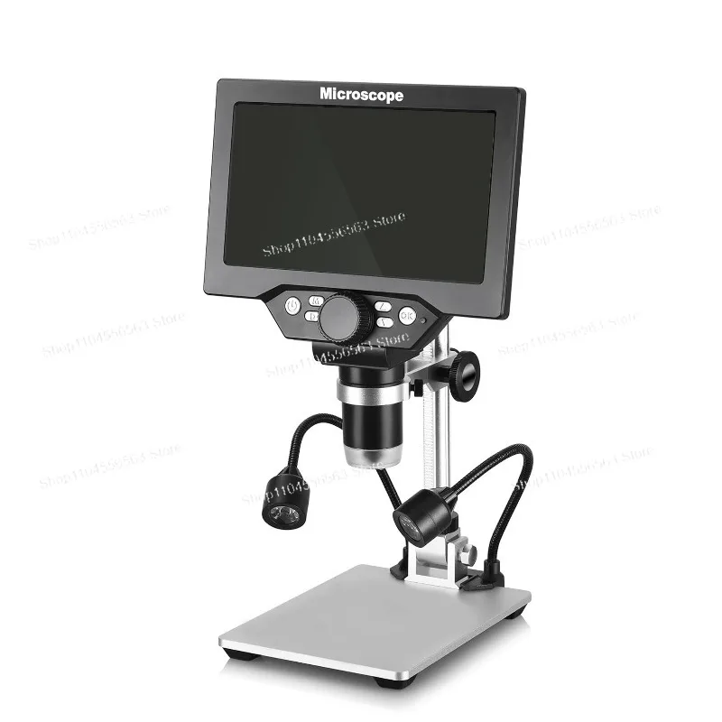 24MP 1200X Industrial Digital Magnifier – 7-Inch HD Microscope with Measurement for Electronic Repair & Antique Appreciation