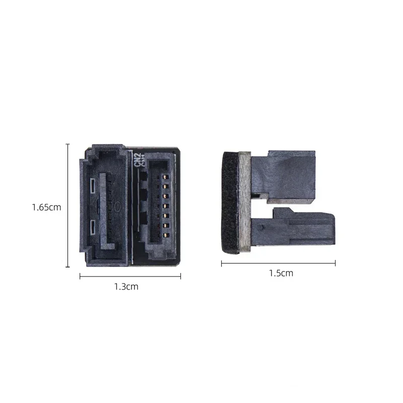 데스크탑 마더 보드 SATA 7PIN 2.0 3.0 인터페이스 역방향 회전 180 도 각도 커넥터 어댑터