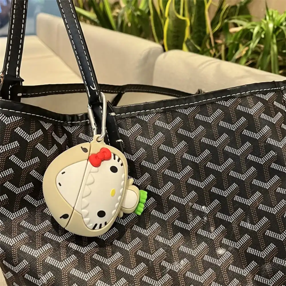 ホット 3D かわいい漫画アニメ役割サメハローキティイヤホンケース AirPods 1 2 3 プロ 2rd ソフト素敵なシリコン保護カバー