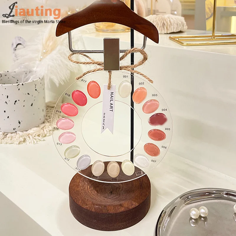 Nail Art Showing Shelf Nail Art Color Plate Display Board Nail Polish Gel Color Works Biżuteria Wystawa Manicure Stojak