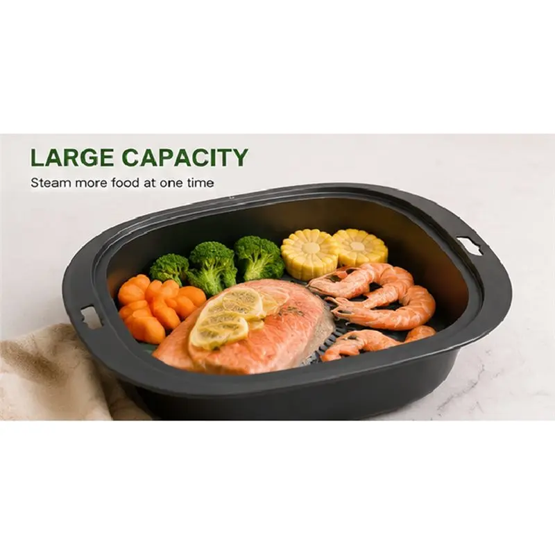 A84X-For Multi-Cooker Kitchen Appliance Accessories Steaming Tray Extension PP Food Steamer Tray Insert TM7 Steaming Basket