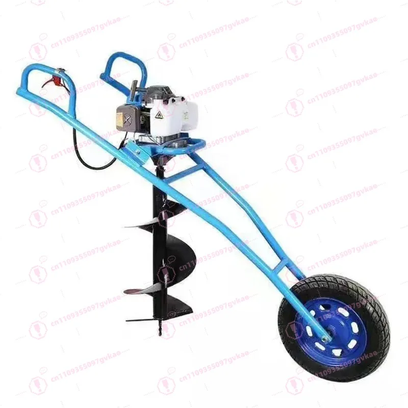 Earth Auger Agricultural Hole Digging Machine Two-Stroke Gas Ground Drill Garden Tool Machine