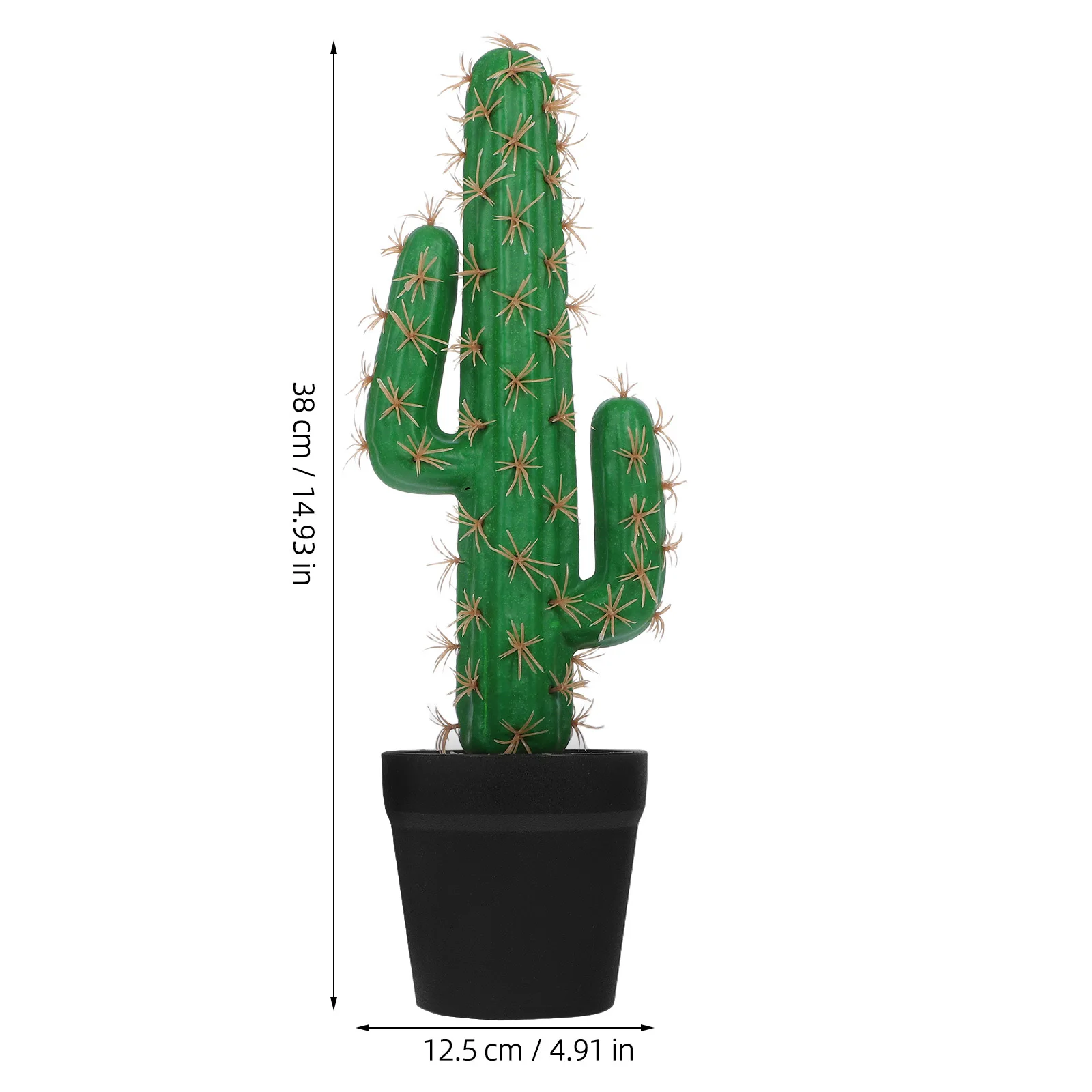 Cactus artificiale finto Pianta grassa Cactus del deserto Fioriera in vaso finta Visualizzazione della vegetazione Ornamento Realistico per interni ed esterni