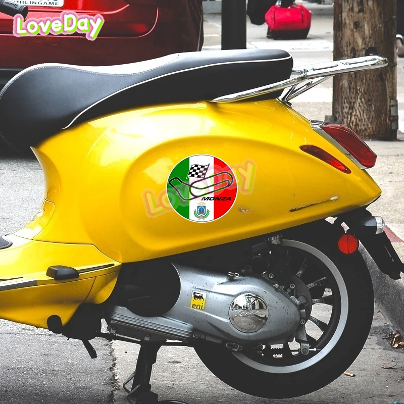 Italian Formula Racing Car Sticker Vinyl MONZA Circuit Autodrome Racing Track Route Stickers Decals