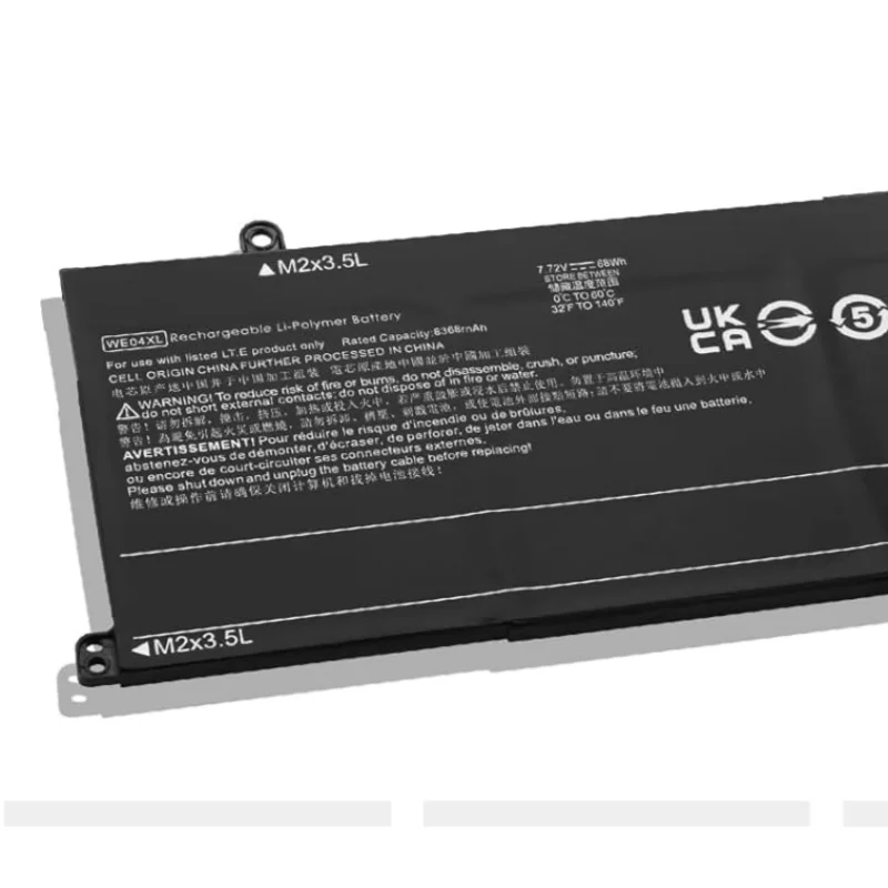 جديد WE04XL بطارية الكمبيوتر المحمول ل HP Envy X360 16-AC 16-AD 2-in-1 Spectre X360 14-EU 2-in-1 Pavilion Plus 16-AB 16T-AB N39817-CF