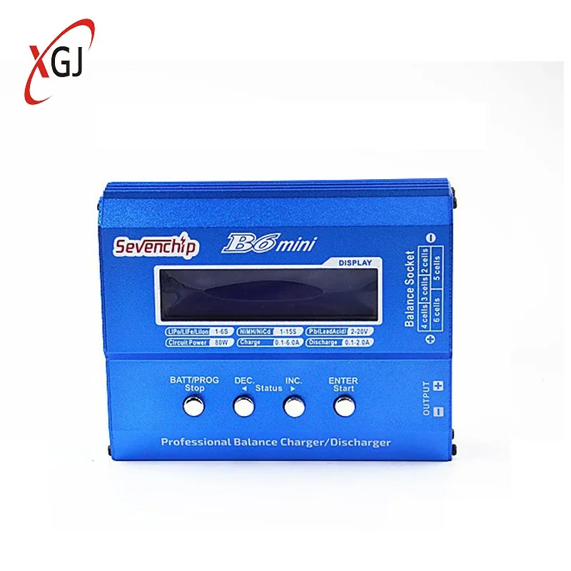 

Зарядное устройство для LiPo B6, мини-балансирующее устройство 80 Вт 15 в 6 А, интеллектуальная модель самолета, дрона, автомобиля, лодки, вертолета