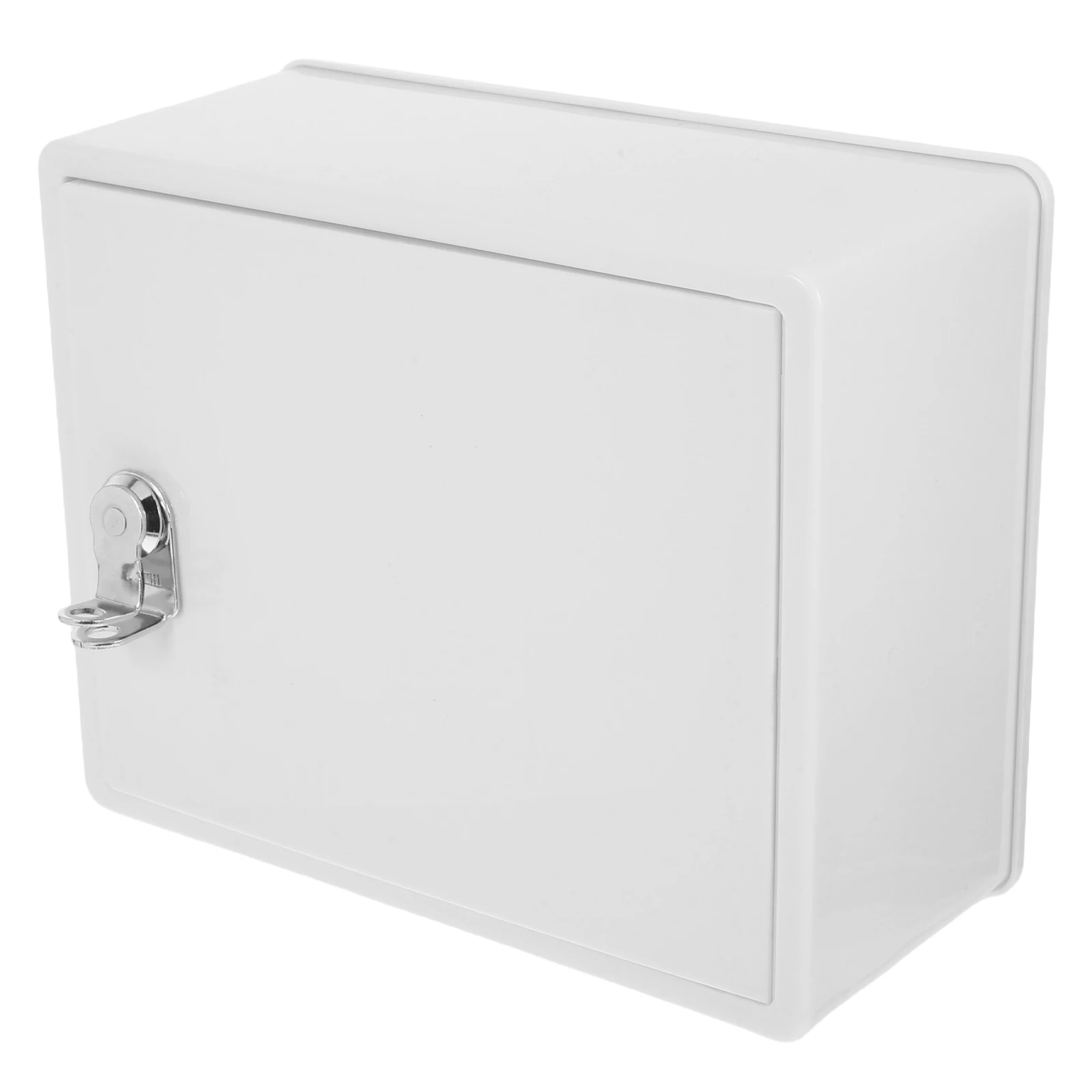 

Takeaway Key Box Milk Storage Holder Lockable Mailbox Wall Mountable Durable Plastic Large Capacity Outdoor Use