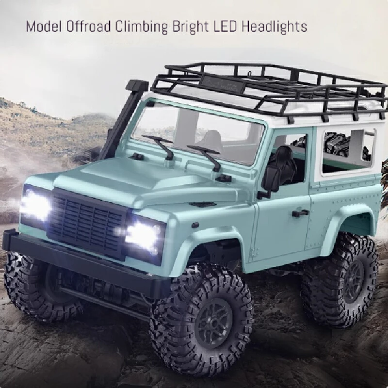 Mangniu'S New Mn98 Land Rover Defender Camel Cup D90 Four-Wheel Drive Rc Off-Road Vehicle Remote Control Climbing Model Car Toy