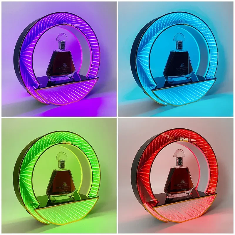 Bar luminous abyss wine seat creative new LED wild grid XO wine base base bar KTV wine exhibition dedicated