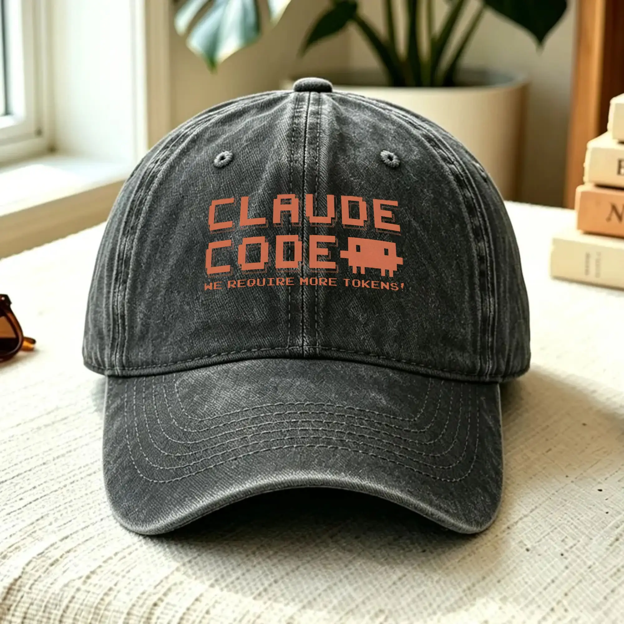 Claude Code Ai Baseball Cap Sun  Kpop Rock High Quality Washed Trucker Hat Men Women Trendy Custom DIY Baseball Caps