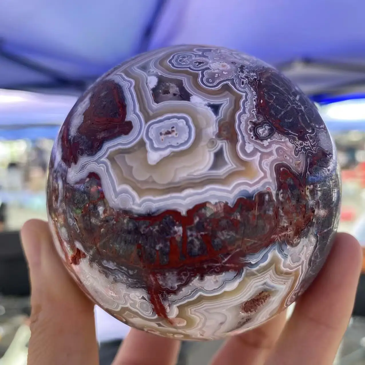 

Natural Mexican crystal quartz agate spheres, energy gemstones, spiritual healing, gifts, room decoration, meditation de-magneti