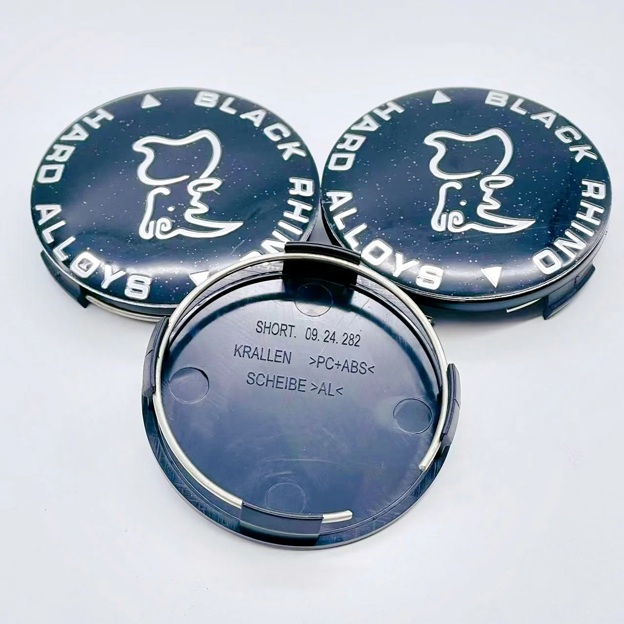 

4pcs 65mm Rhinoceros Wheel Hub Center Caps Car Logo Badge Emblem Rim Dust-Proof Cover Auto Replacement Parts Accessories