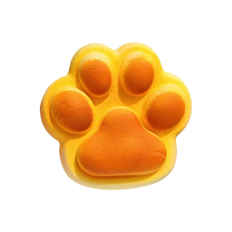 Large Super Soft Simulation Cat Claw PU Slow Rebound Toy Realistic Bread With Aroma Squeeze Wet Soft Stress Relief Vent Toy Gift