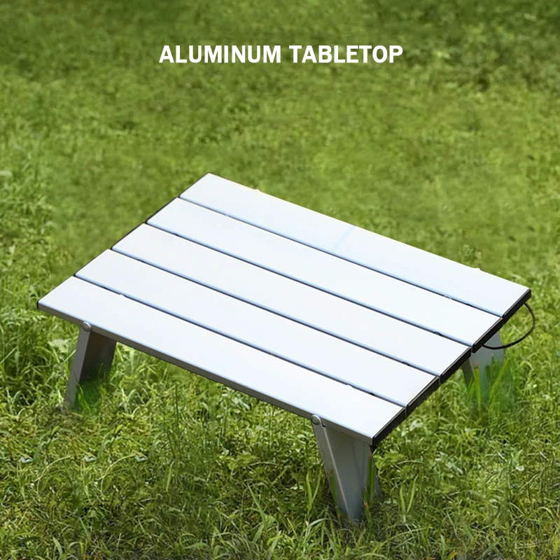 Deercamp Aluminum Outdoor Camping table Fishing Lightweight Portable Folding Tables Picnic Hiking Multitool Accsesories Tables