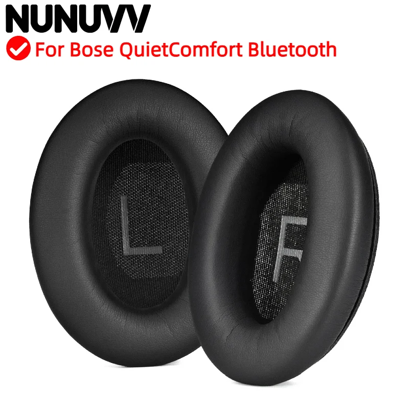 

NUNUVV Replacement Protein skin Ear Pads Cushions For Bose QuietComfort Bluetooth Headphone Softer Protein Leather Earpads 9.29