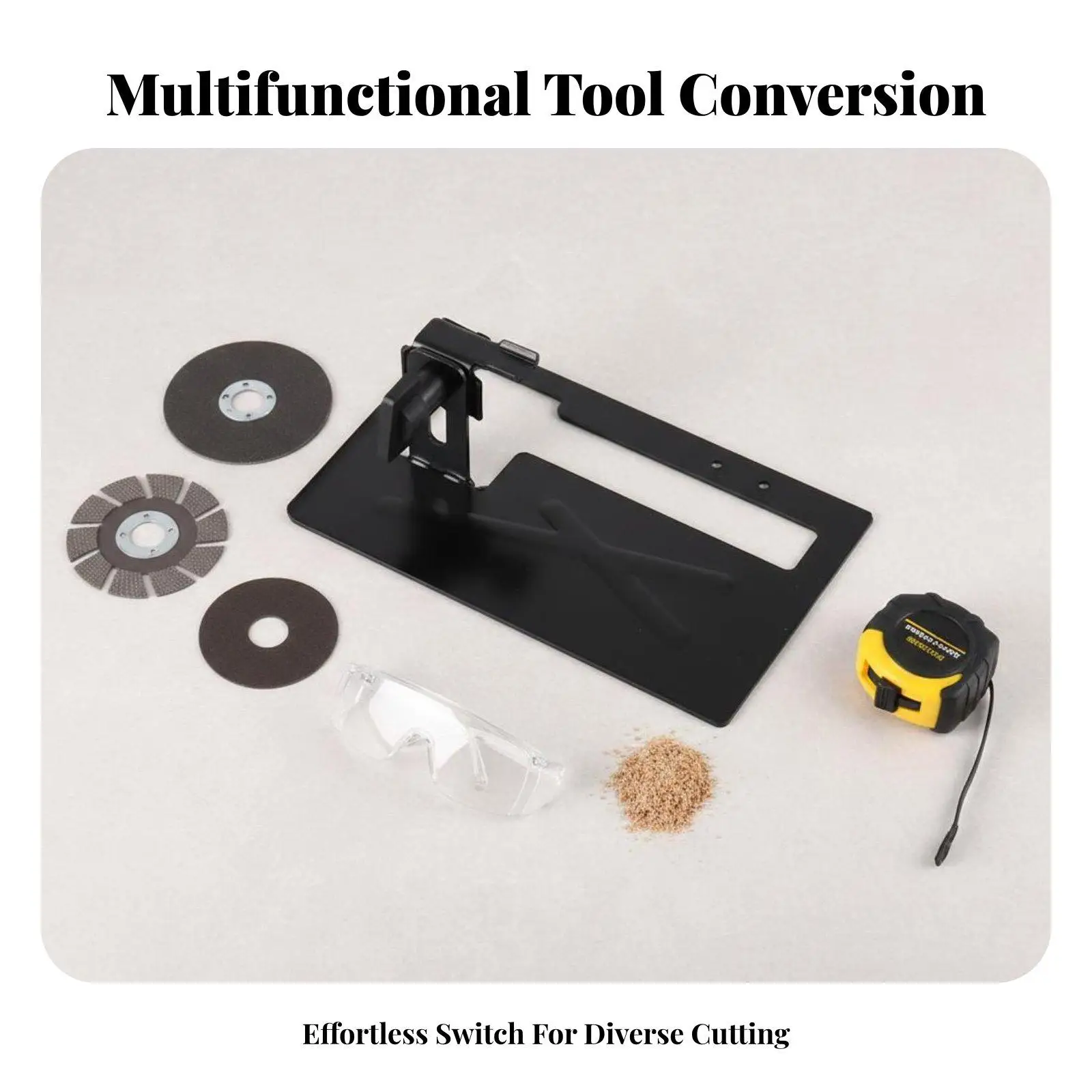 Fixed Stand Grinder Bracket for Angle Tool Enhanced Cutting Efficiency Garage Projects
