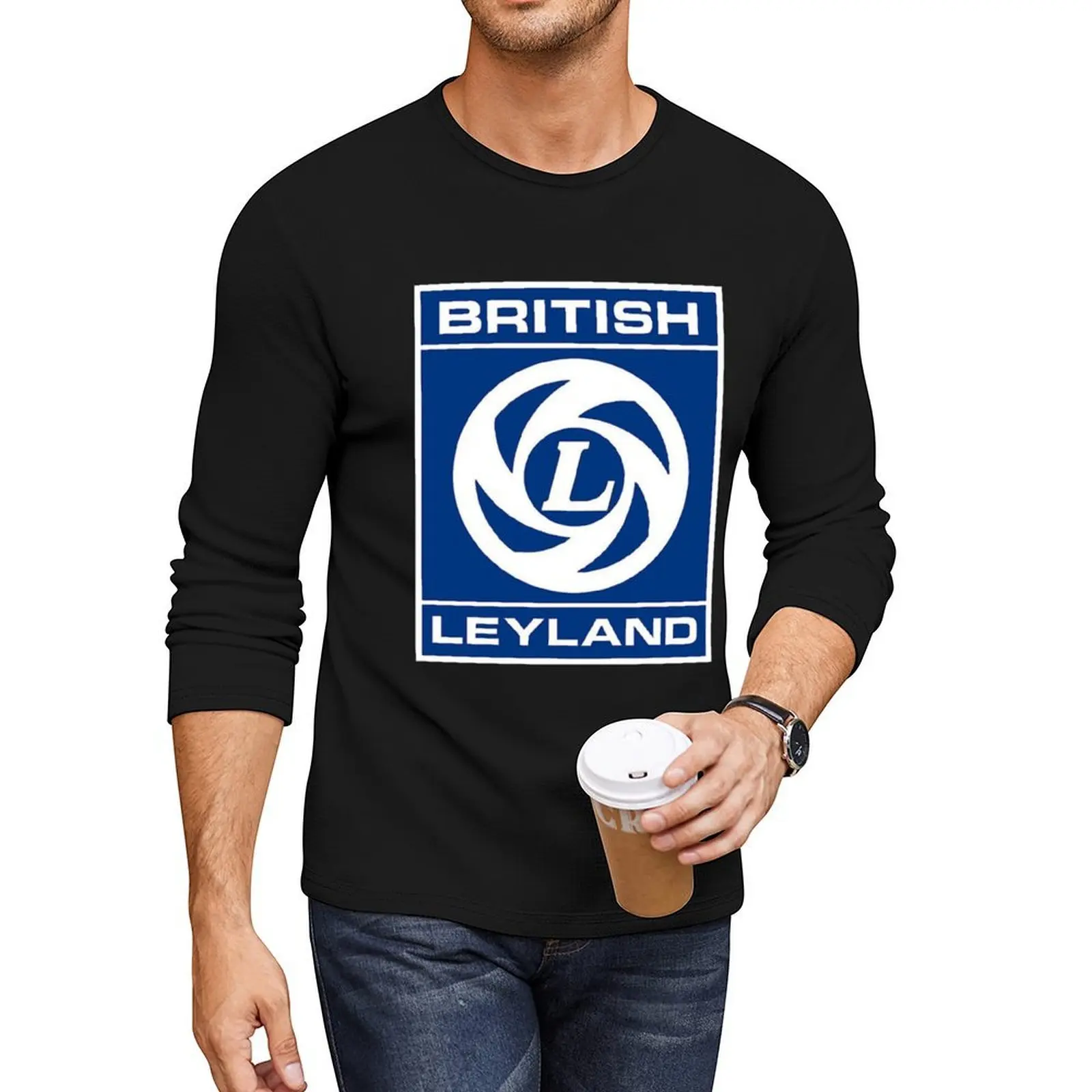 

British Leyland Logo Long T-Shirt quick drying t-shirt graphics t shirt aesthetic clothes plain t-shirt mens t shirts pack