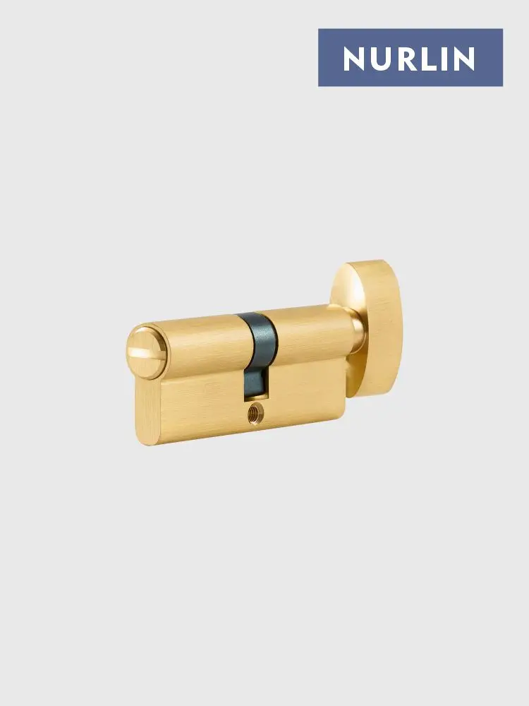 NURLIN brass European style lock cylinder key EU profile