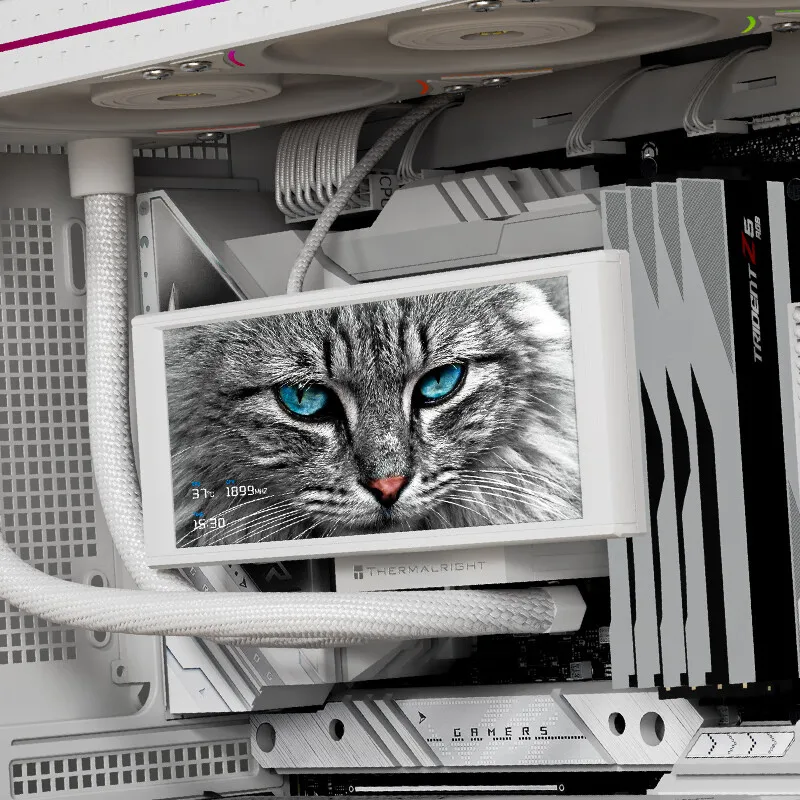 Thermalright TROFEO VISION 360 ARGB 360MM All-in-One Liquid Cooler Magnetic Cold Head Screen 6.86-inch IPS LCD LGA1700/1851 AM5 - Image 5