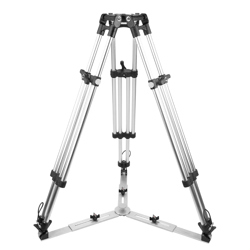 E-IMAGE FILM100L 100mm Bowl 188kg Payload Film Aluminum Alloy Large Size Video Heavy Duty Tripod