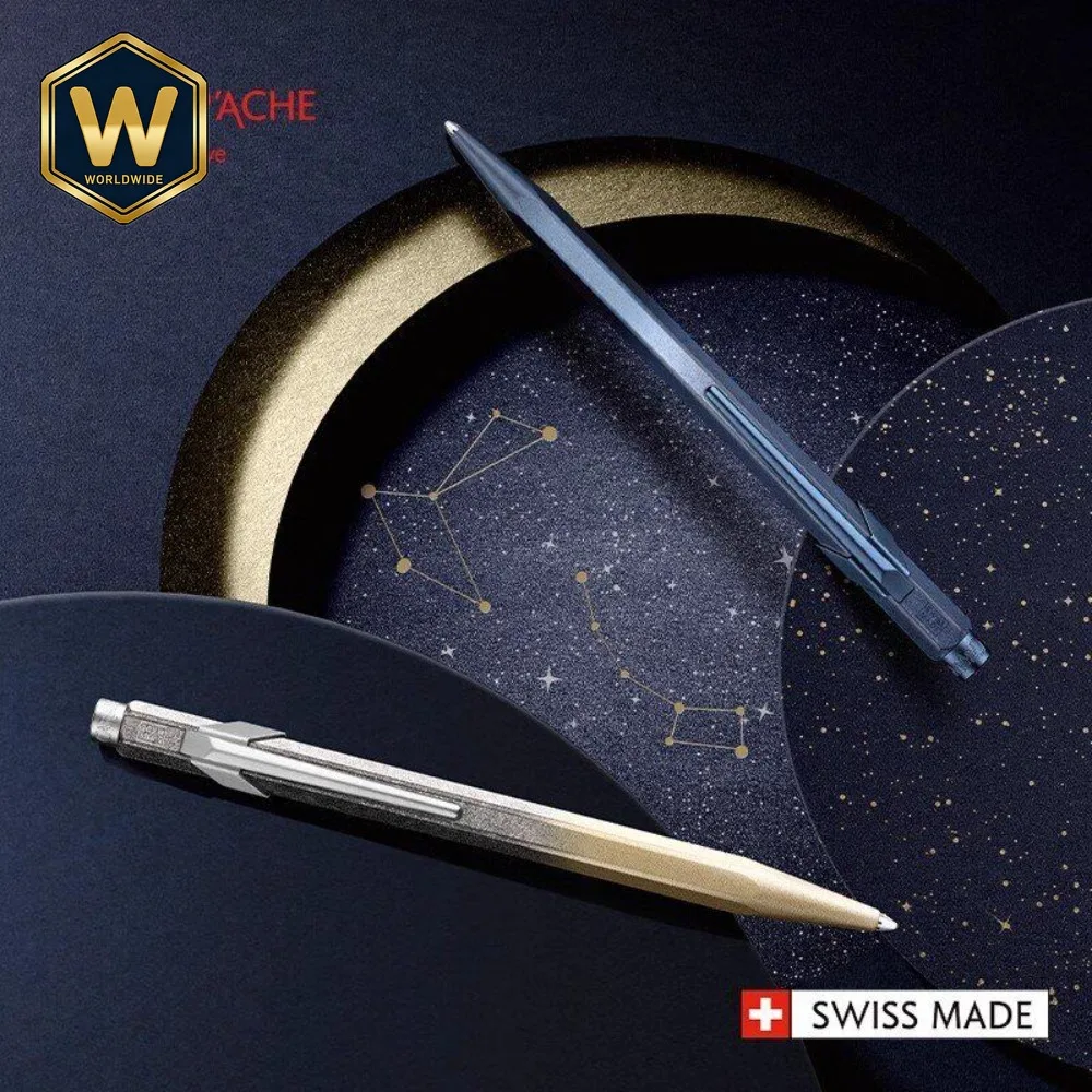 

For CARAN D’ACHE Christmas Limited Cosmic Blue Series 849 Ballpoint Pen