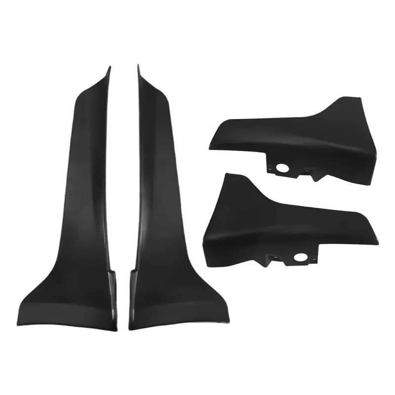 

A13Z-Car Bumper Lip Fender Splash Mud Flaps Guards Guard Angle Corner Protection For Infiniti Q50 2014-2017 Front + Rear